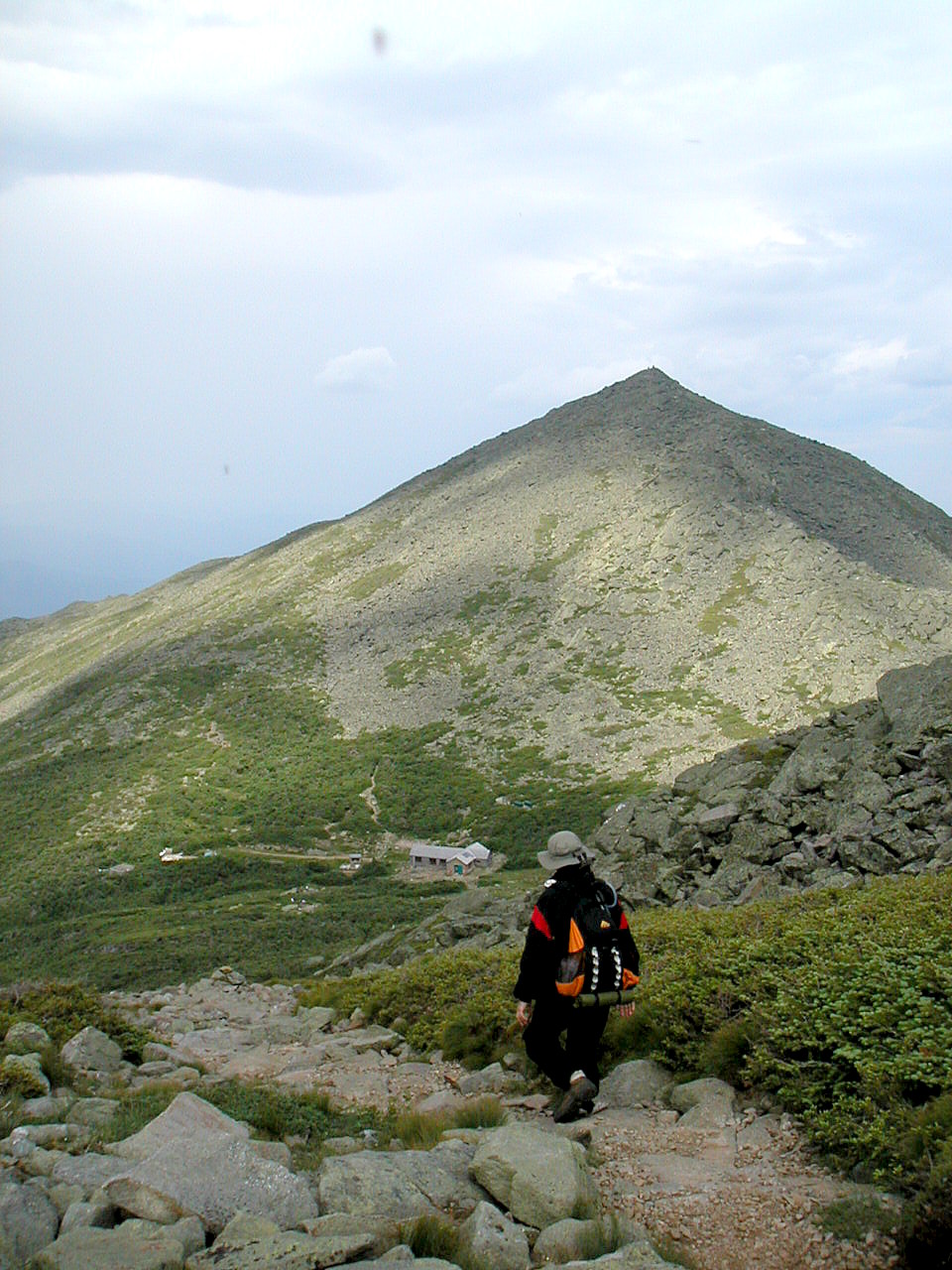 (Photo of Mount Madison and Hut)